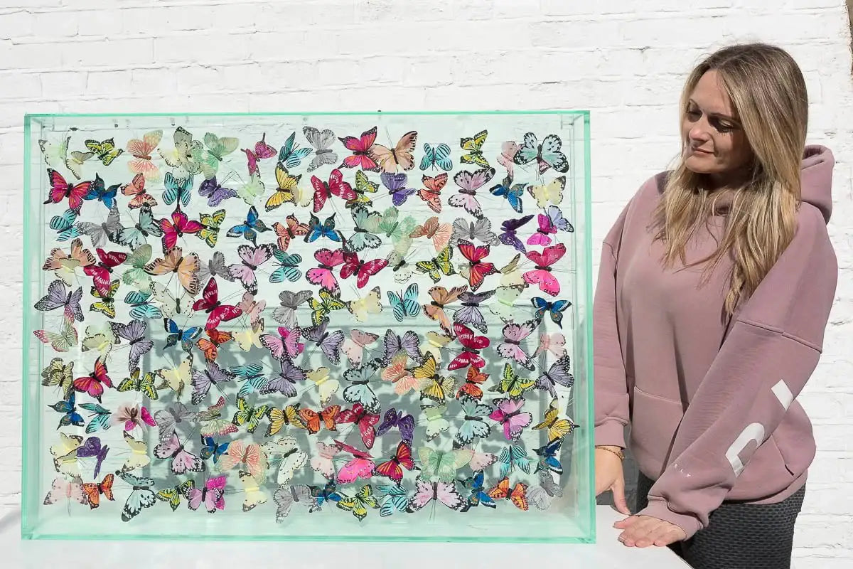 Glassy Eyed - Original - SOLD by artist Michael Olsen - Wyecliffe Galleries