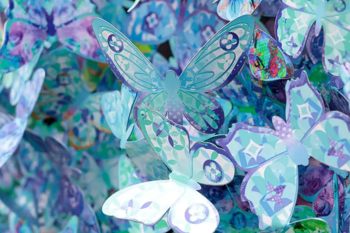 Butterfly - Original Wall Sculpture - SOLD by artist Mina Ricci - Wyecliffe Galleries