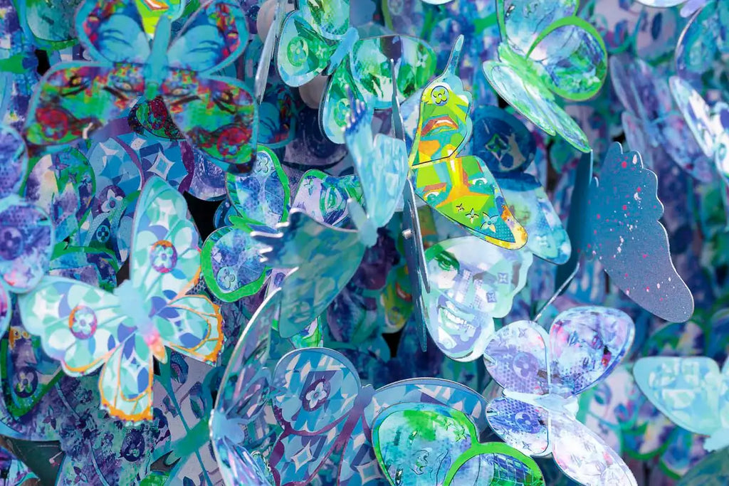 Butterfly - Original Wall Sculpture - SOLD by artist Mina Ricci - Wyecliffe Galleries