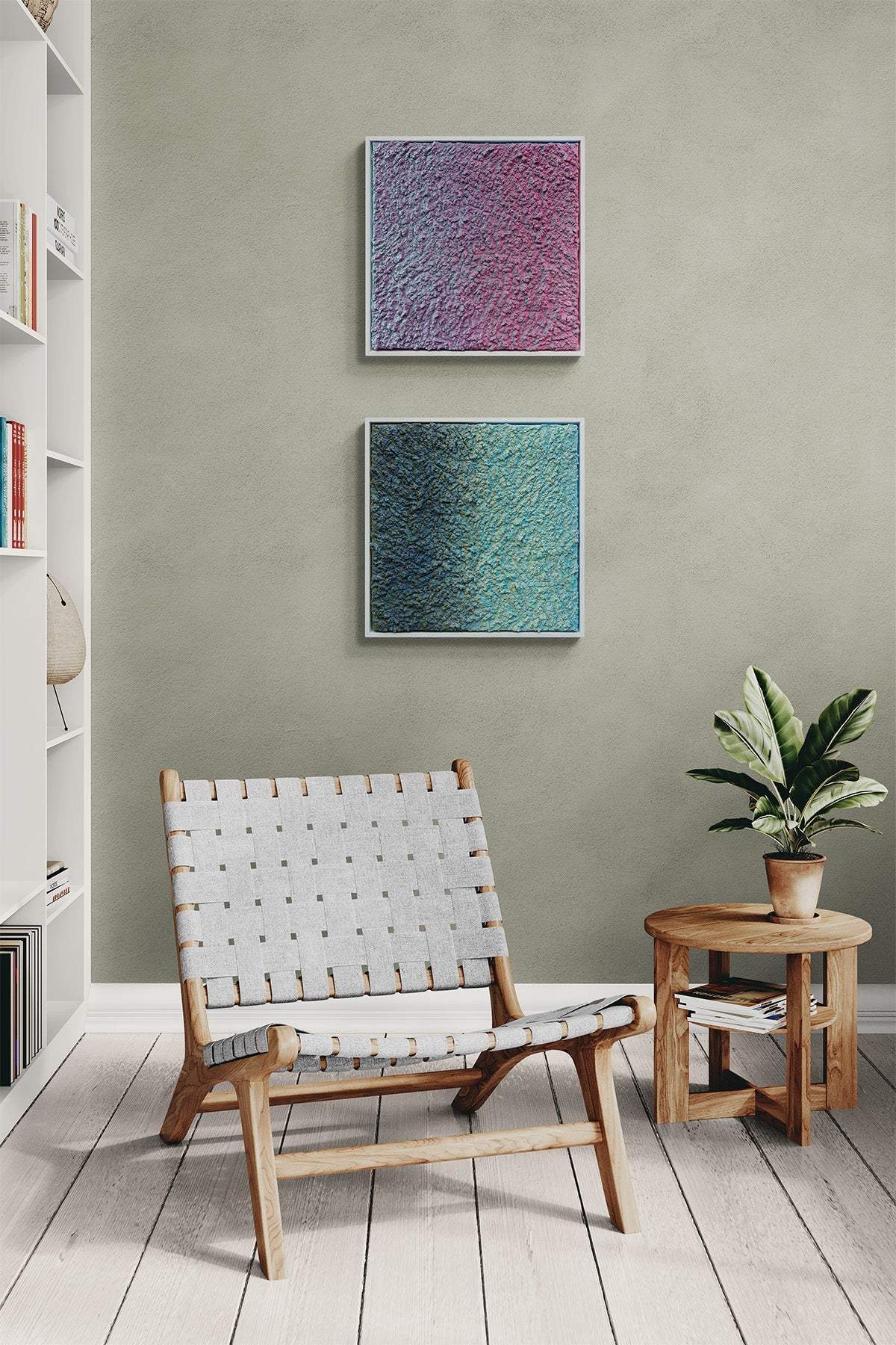 Earth And Sky - Original by artist Mitchel Lawton - Wyecliffe Galleries