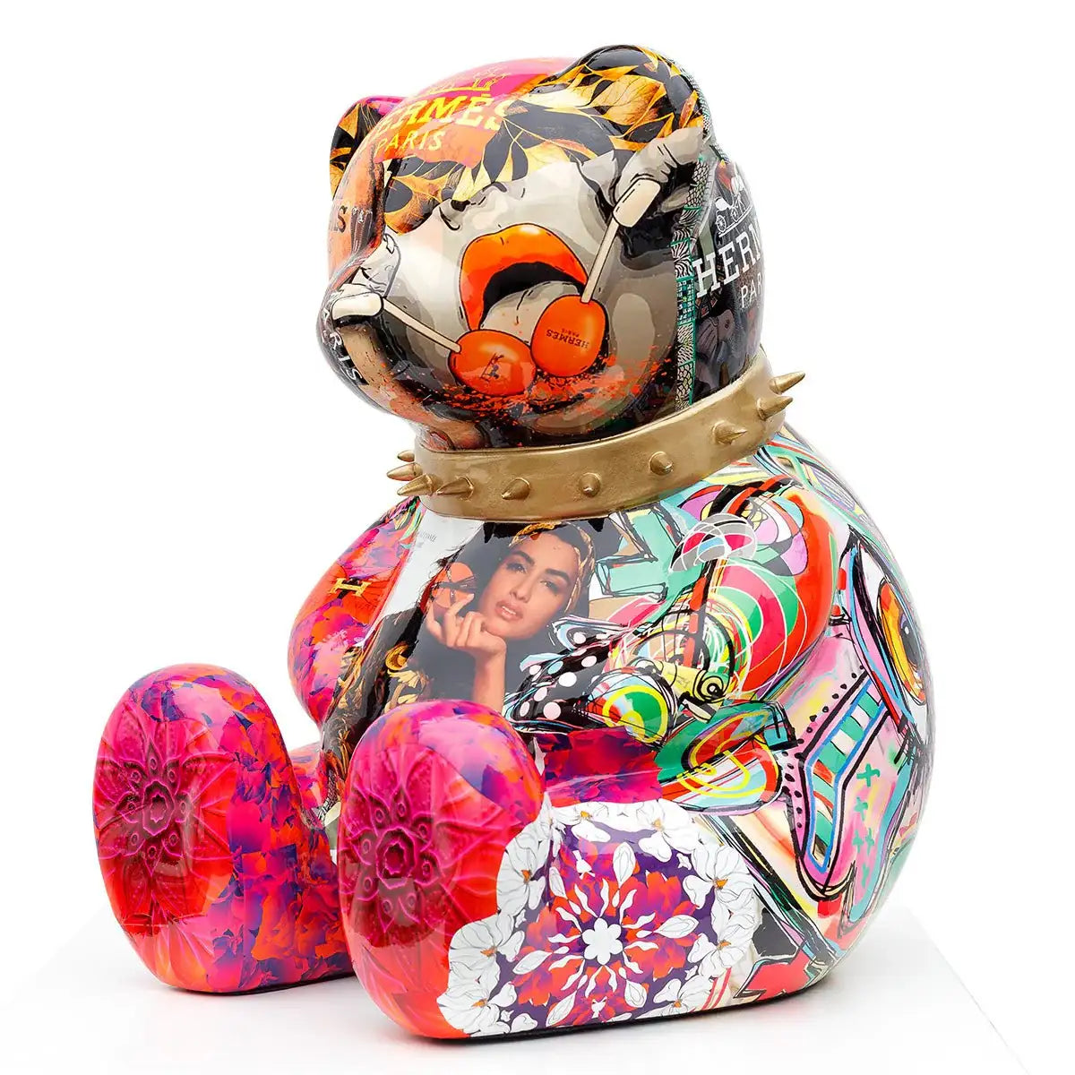 Hermes Bear VIIII - Original Sculpture - SOLD by artist Naor - Wyecliffe Galleries
