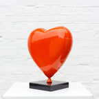 Hermes Heart Balloon II - Original Sculpture - SOLD by artist Naor - Wyecliffe Galleries