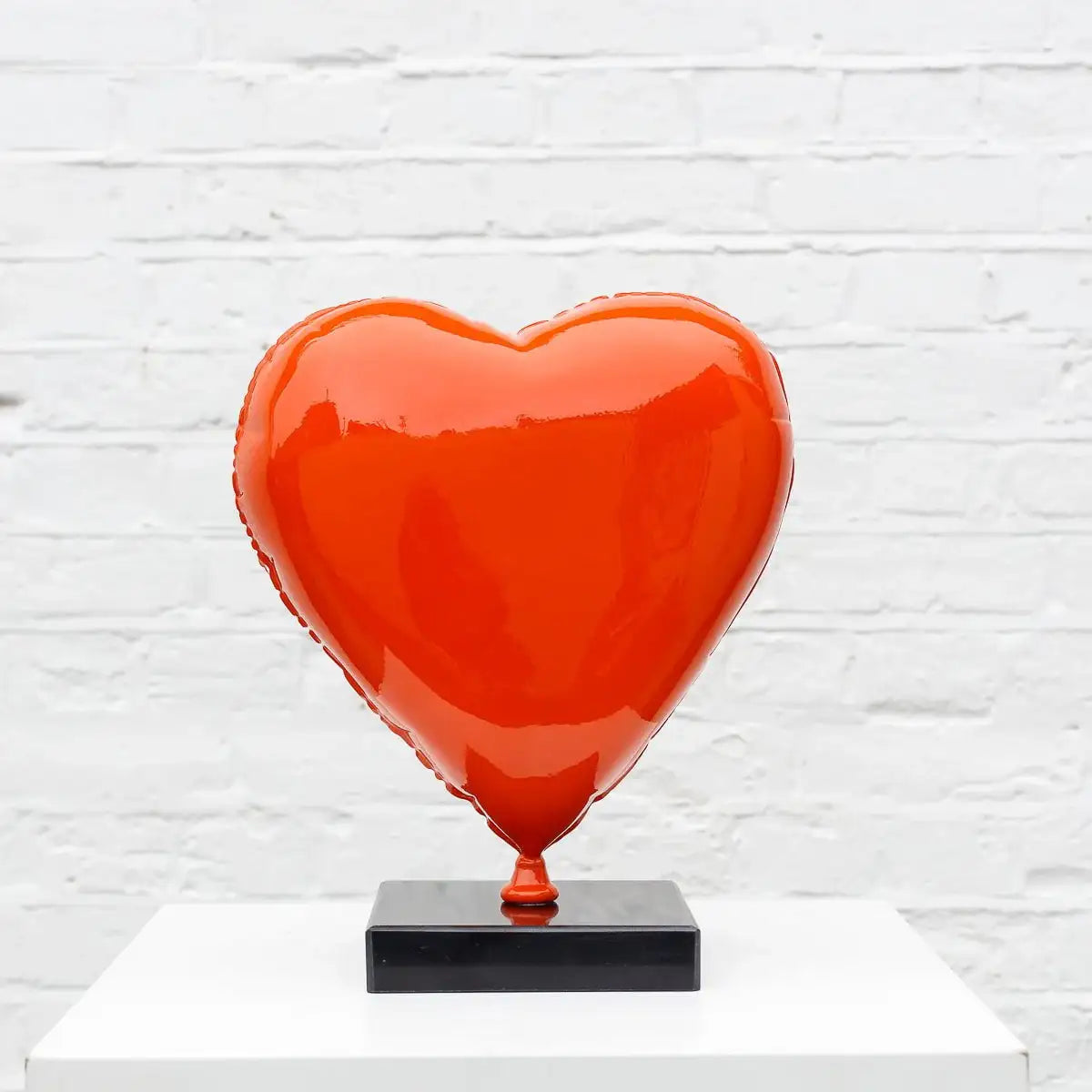 Hermes Heart Balloon II - Original Sculpture - SOLD by artist Naor - Wyecliffe Galleries