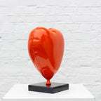 Hermes Heart Balloon II - Original Sculpture - SOLD by artist Naor - Wyecliffe Galleries