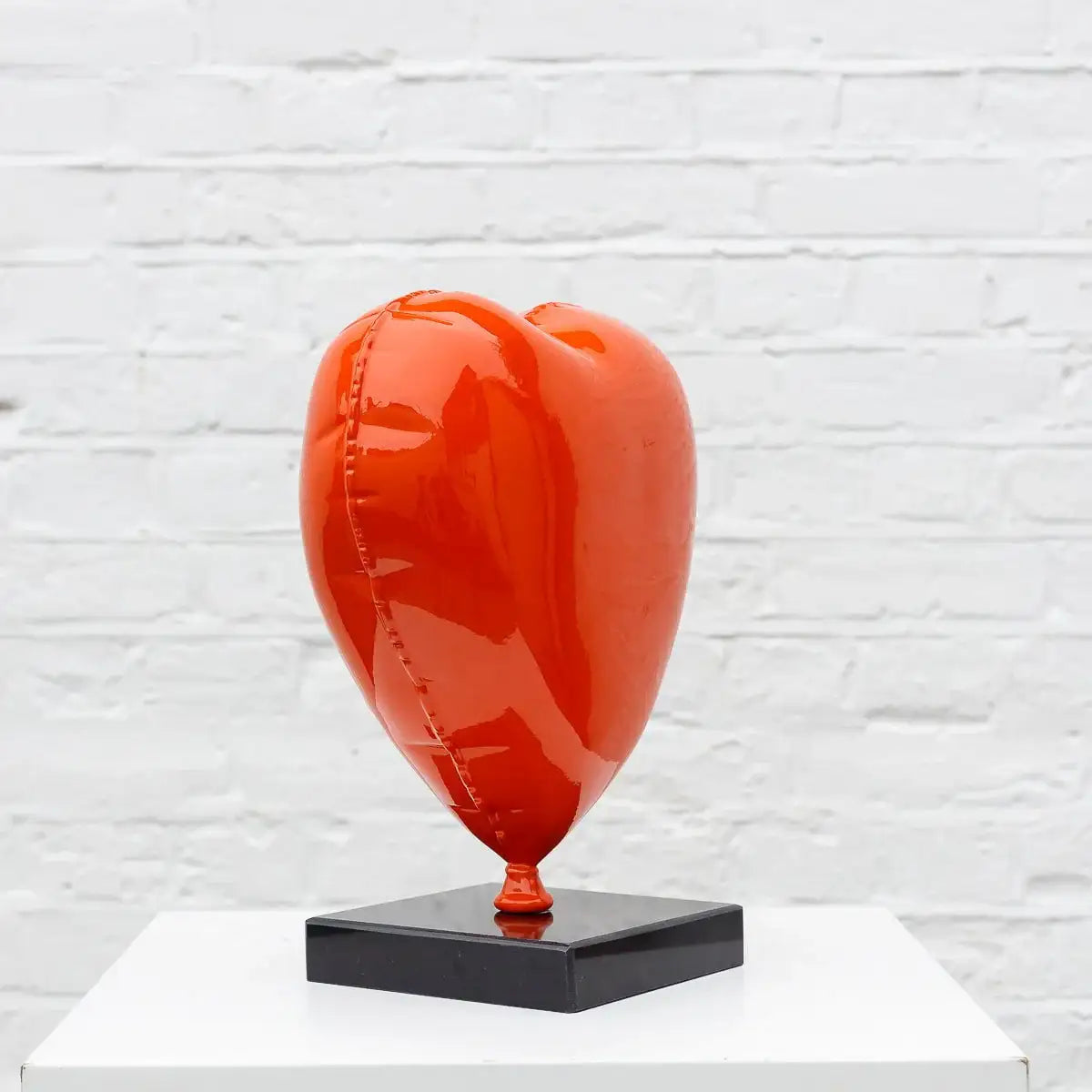 Hermes Heart Balloon II - Original Sculpture - SOLD by artist Naor - Wyecliffe Galleries