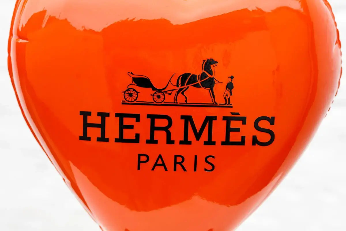 Hermes Heart Balloon II - Original Sculpture - SOLD by artist Naor - Wyecliffe Galleries