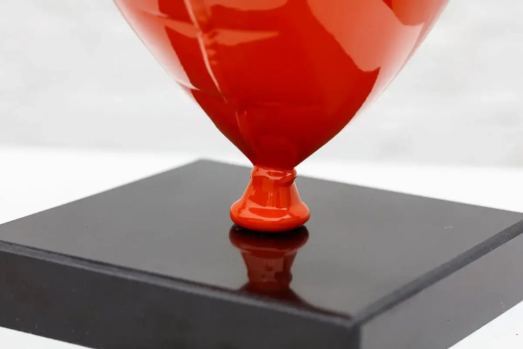Hermes Heart Balloon II - Original Sculpture - SOLD by artist Naor - Wyecliffe Galleries