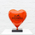 Hermes Heart Balloon II - Original Sculpture - SOLD by artist Naor - Wyecliffe Galleries