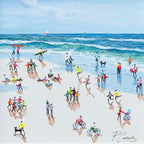 Beach Holiday - Original - SOLD by artist Paola Cassais - Wyecliffe Galleries