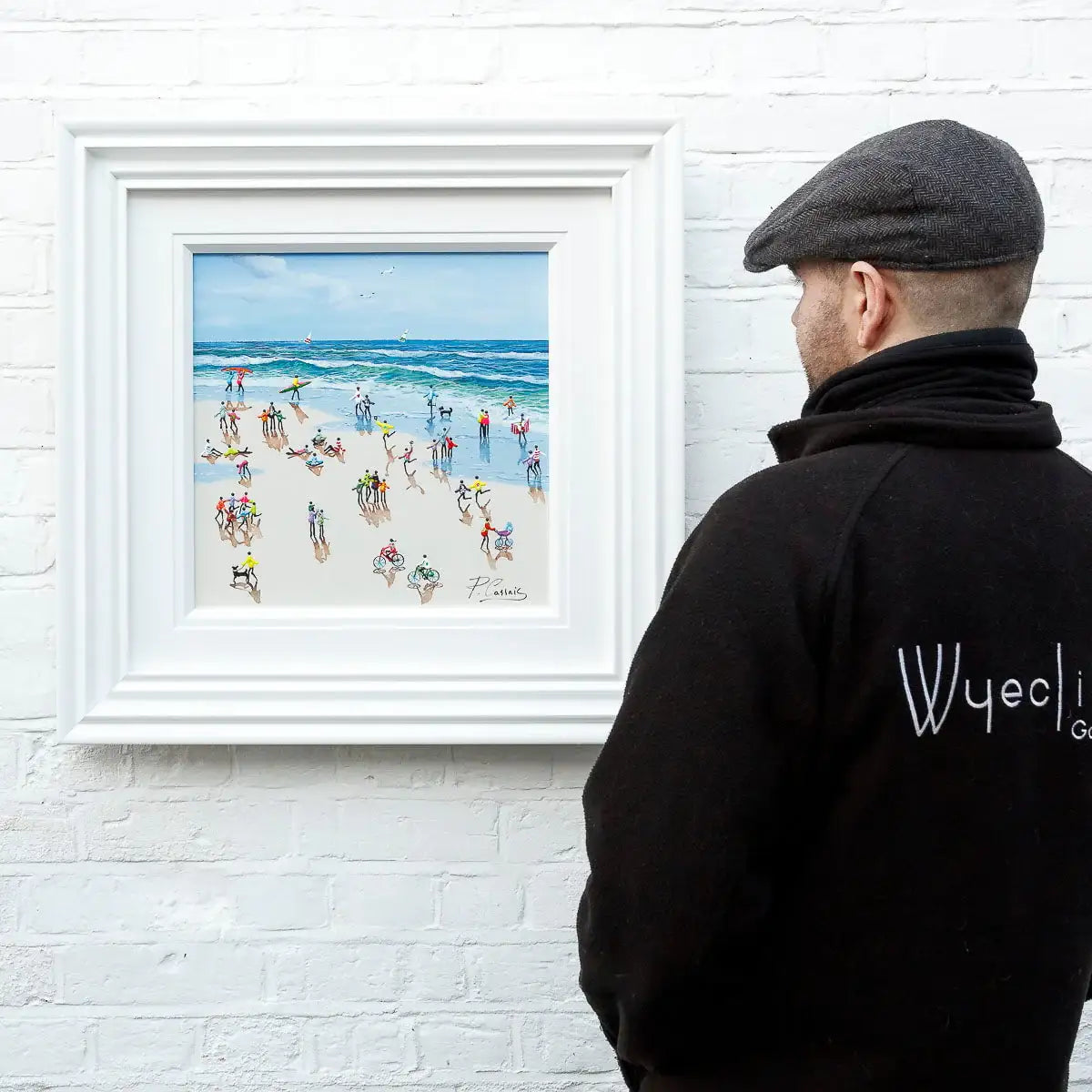 Beach Holiday - Original - SOLD by artist Paola Cassais - Wyecliffe Galleries