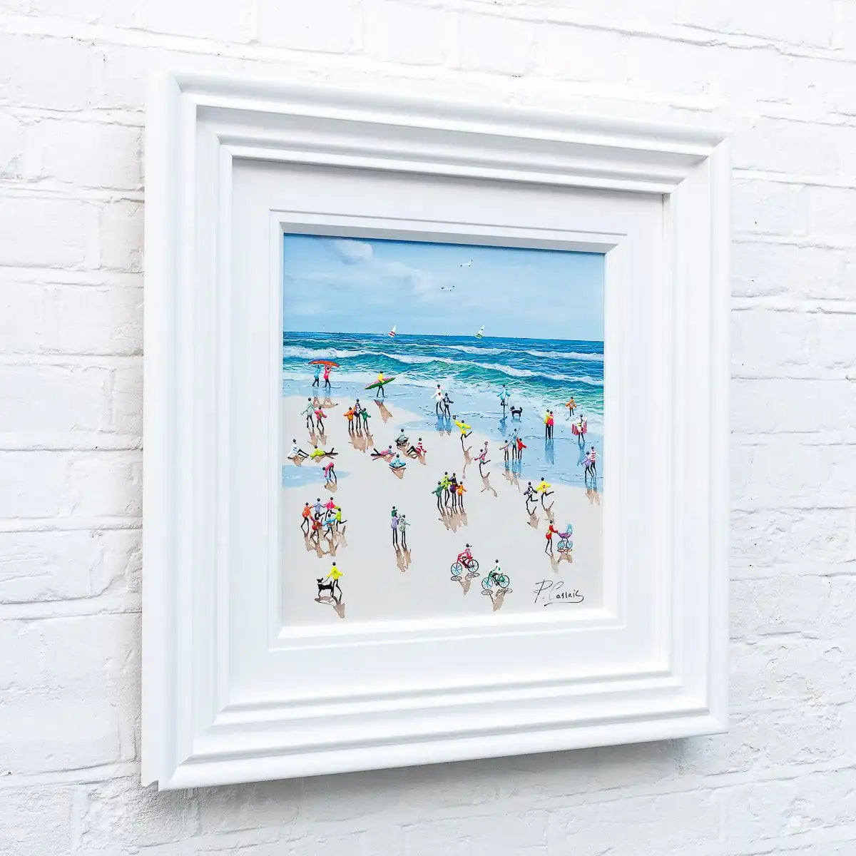 Beach Holiday - Original - SOLD by artist Paola Cassais - Wyecliffe Galleries