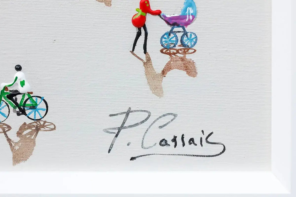 Beach Holiday - Original - SOLD by artist Paola Cassais - Wyecliffe Galleries