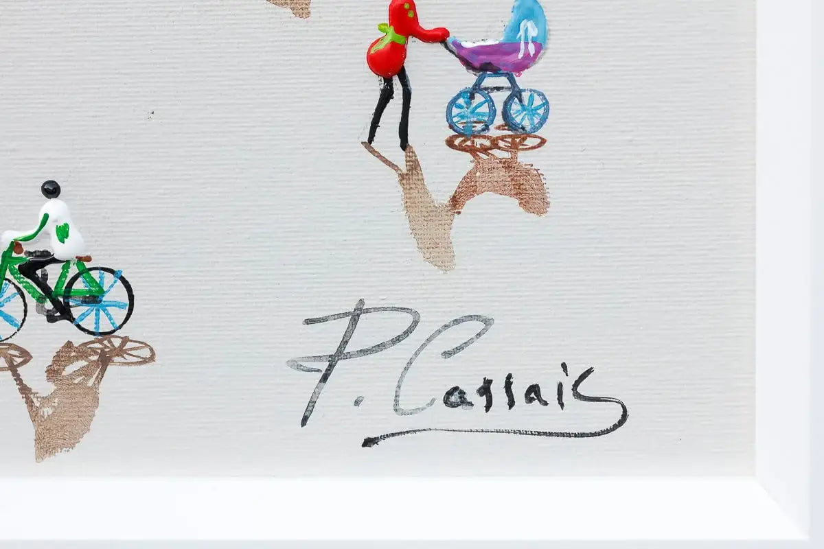 Beach Holiday - Original - SOLD by artist Paola Cassais - Wyecliffe Galleries