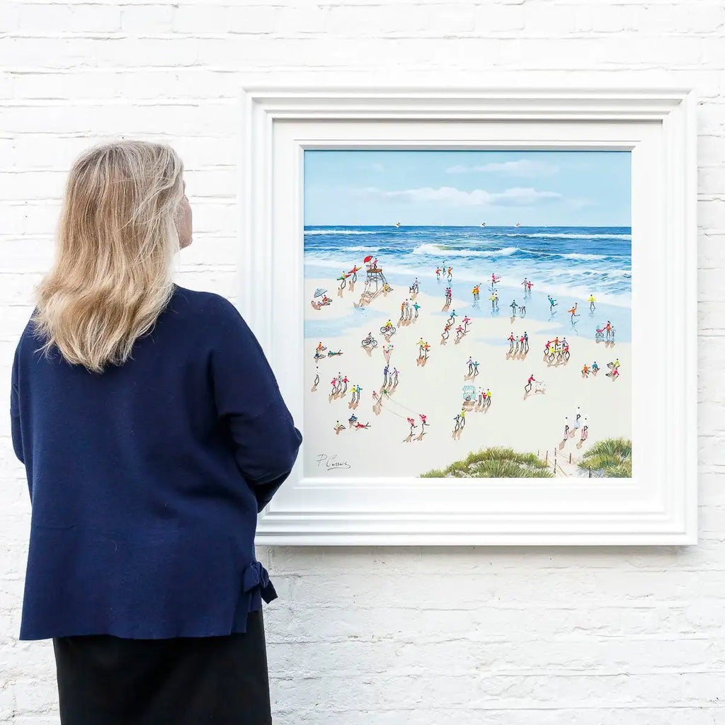 Beach Joy - Original - SOLD by artist Paola Cassais - Wyecliffe Galleries