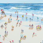 Beach Joy - Original - SOLD by artist Paola Cassais - Wyecliffe Galleries