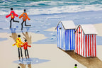 Beachside Fun - Original - SOLD by artist Paola Cassais - Wyecliffe Galleries