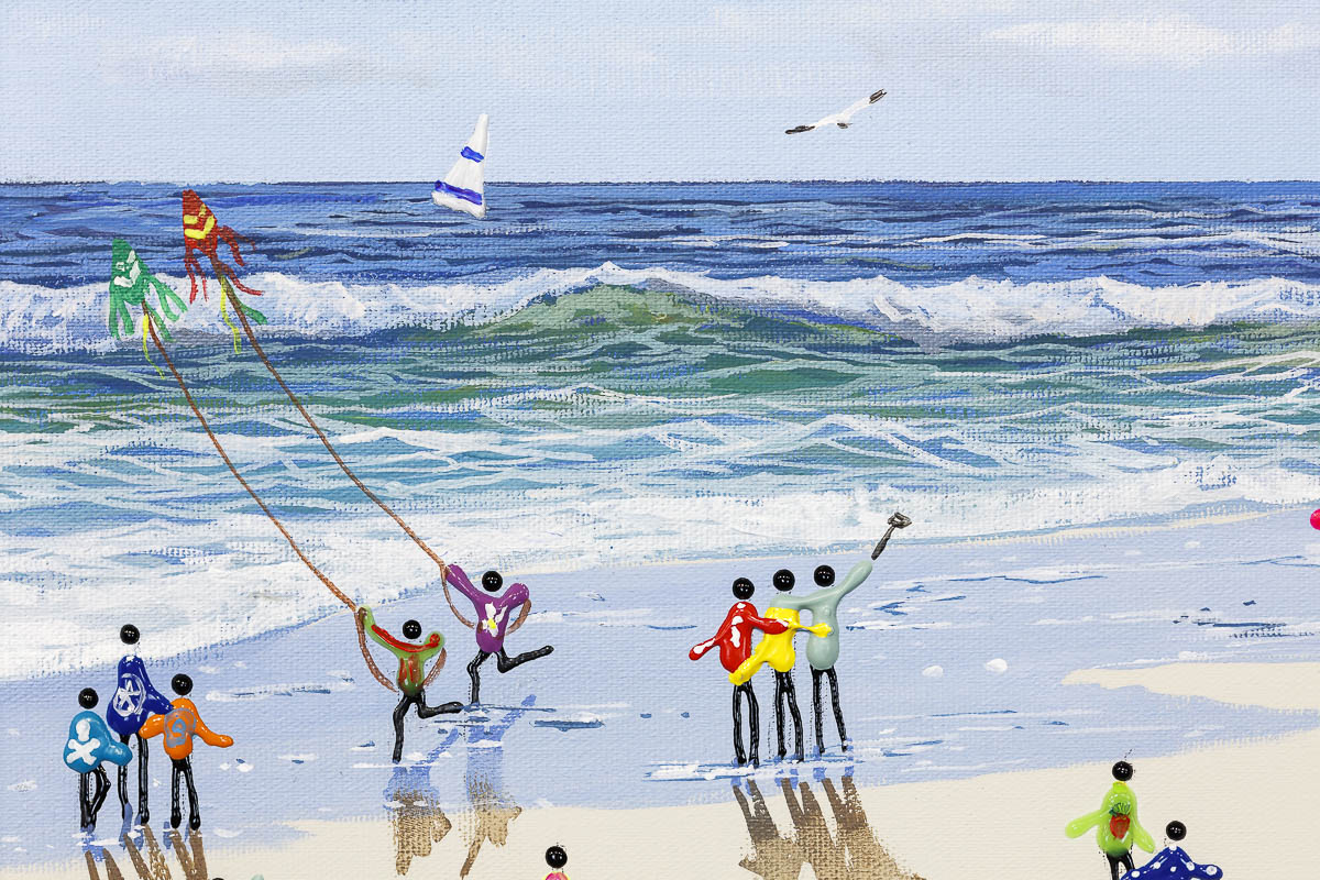 Beachside Fun - Original Paola Cassais Original