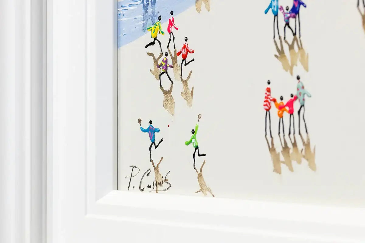 Beachside Fun - Original - SOLD by artist Paola Cassais - Wyecliffe Galleries