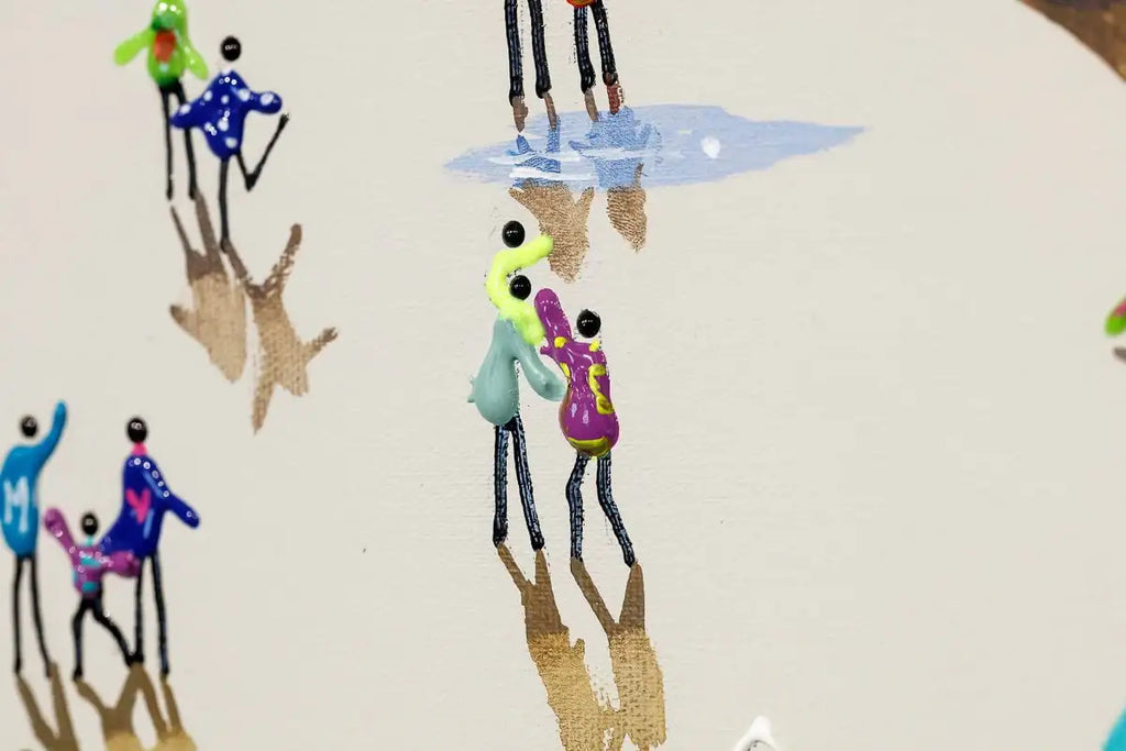 Beachside Fun - Original - SOLD by artist Paola Cassais - Wyecliffe Galleries