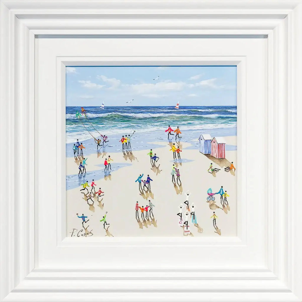 Beachside Fun - Original - SOLD by artist Paola Cassais - Wyecliffe Galleries