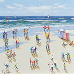Beachside Fun - Original - SOLD by artist Paola Cassais - Wyecliffe Galleries