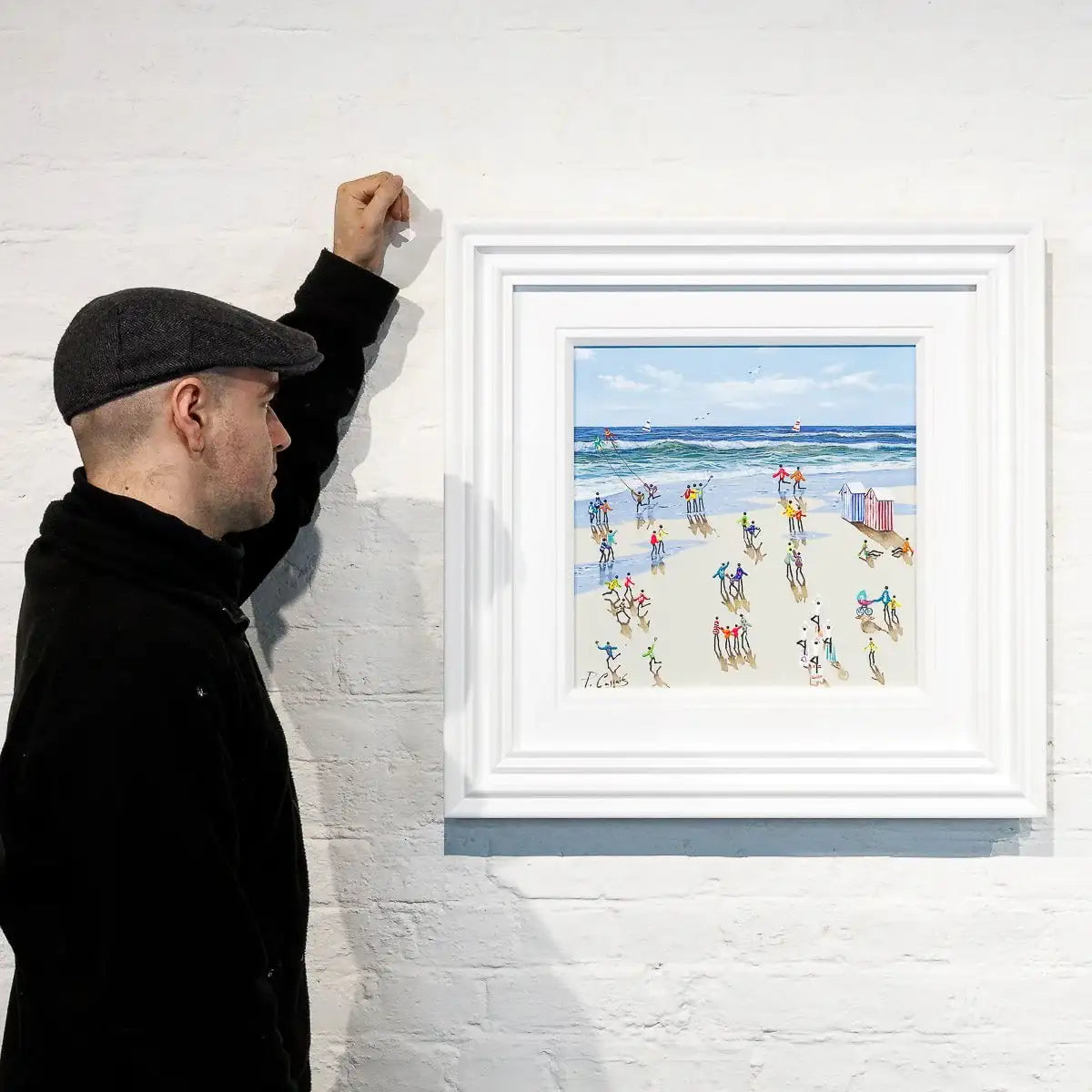 Beachside Fun - Original - SOLD by artist Paola Cassais - Wyecliffe Galleries