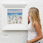 Beachside Love - Original - SOLD by artist Paola Cassais - Wyecliffe Galleries