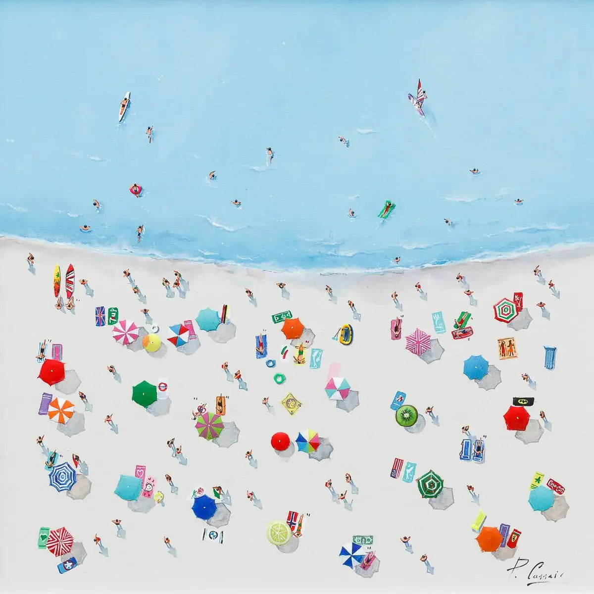 California Dreaming - Original - SOLD by artist Paola Cassais - Wyecliffe Galleries