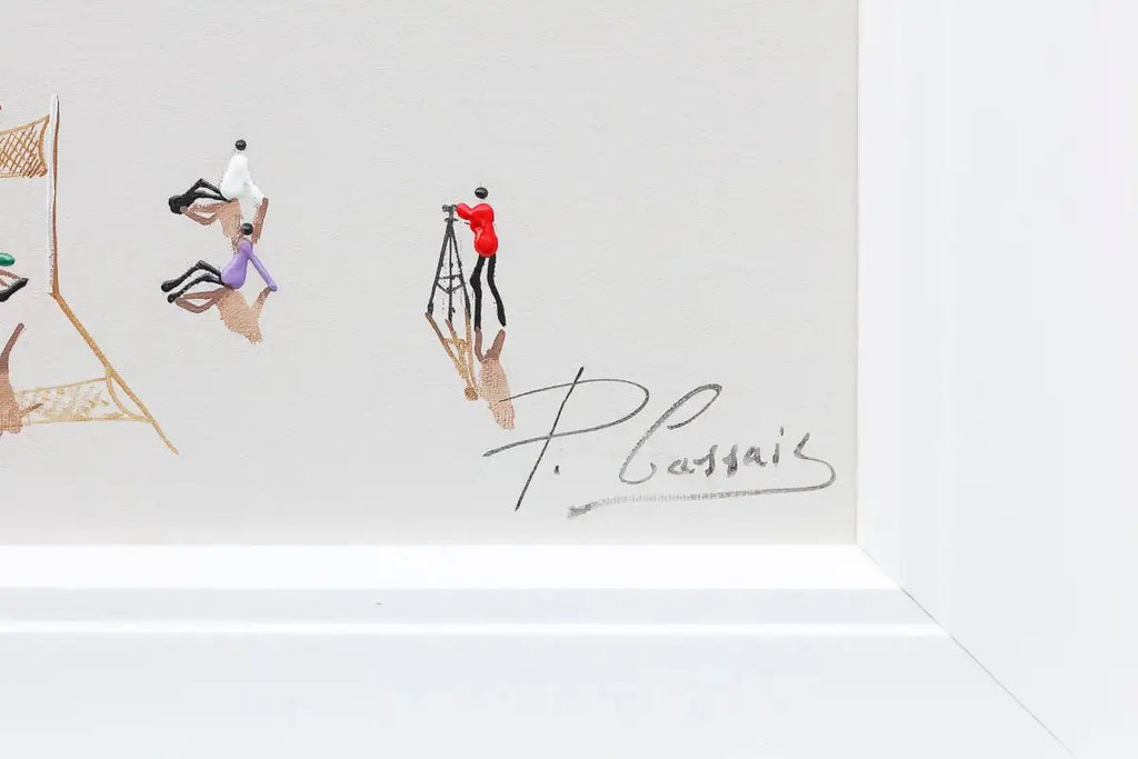 Day At The Beach - Original - SOLD by artist Paola Cassais - Wyecliffe Galleries