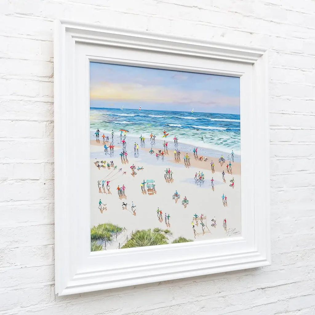 Day At The Beach - Original - SOLD by artist Paola Cassais - Wyecliffe Galleries