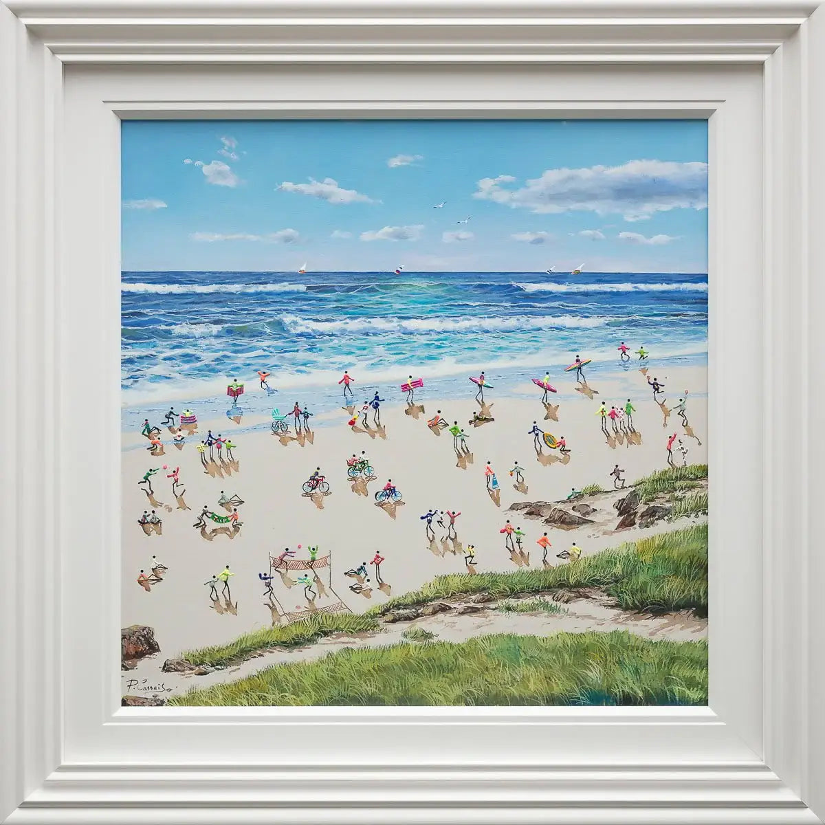 Every Day Is A Beach Day - Original - SOLD by artist Paola Cassais - Wyecliffe Galleries