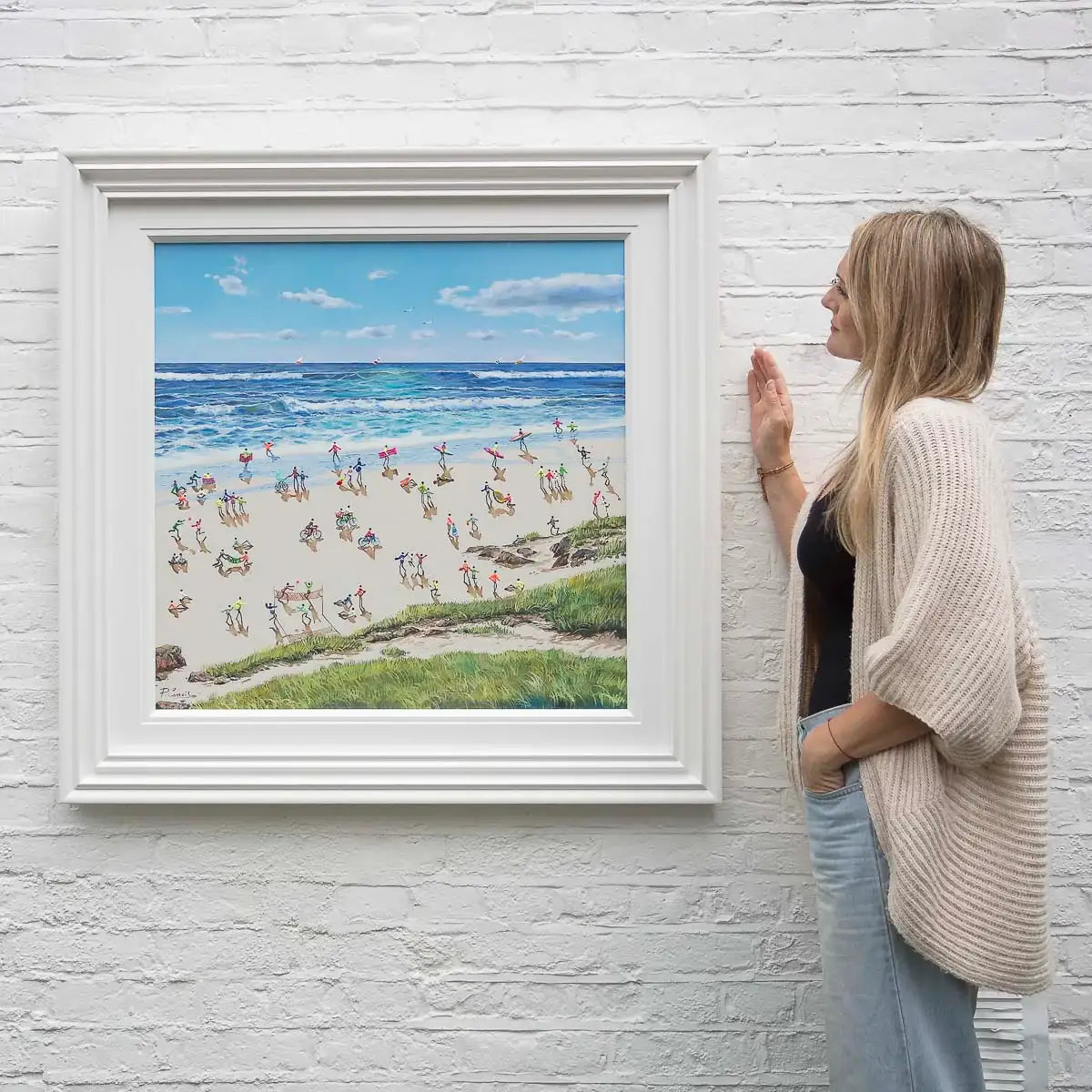 Every Day Is A Beach Day - Original - SOLD by artist Paola Cassais - Wyecliffe Galleries