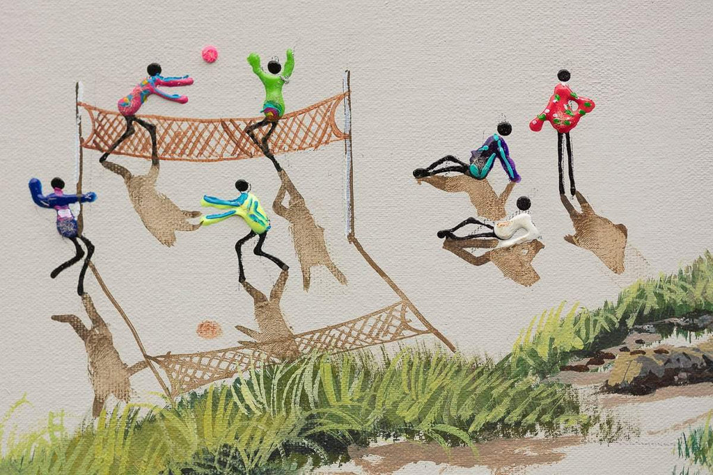 Every Day Is A Beach Day - Original - SOLD by artist Paola Cassais - Wyecliffe Galleries