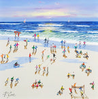 Fun By The Sea - Original - SOLD by artist Paola Cassais - Wyecliffe Galleries