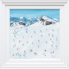 Fun On The Slopes - Original - SOLD by artist Paola Cassais - Wyecliffe Galleries