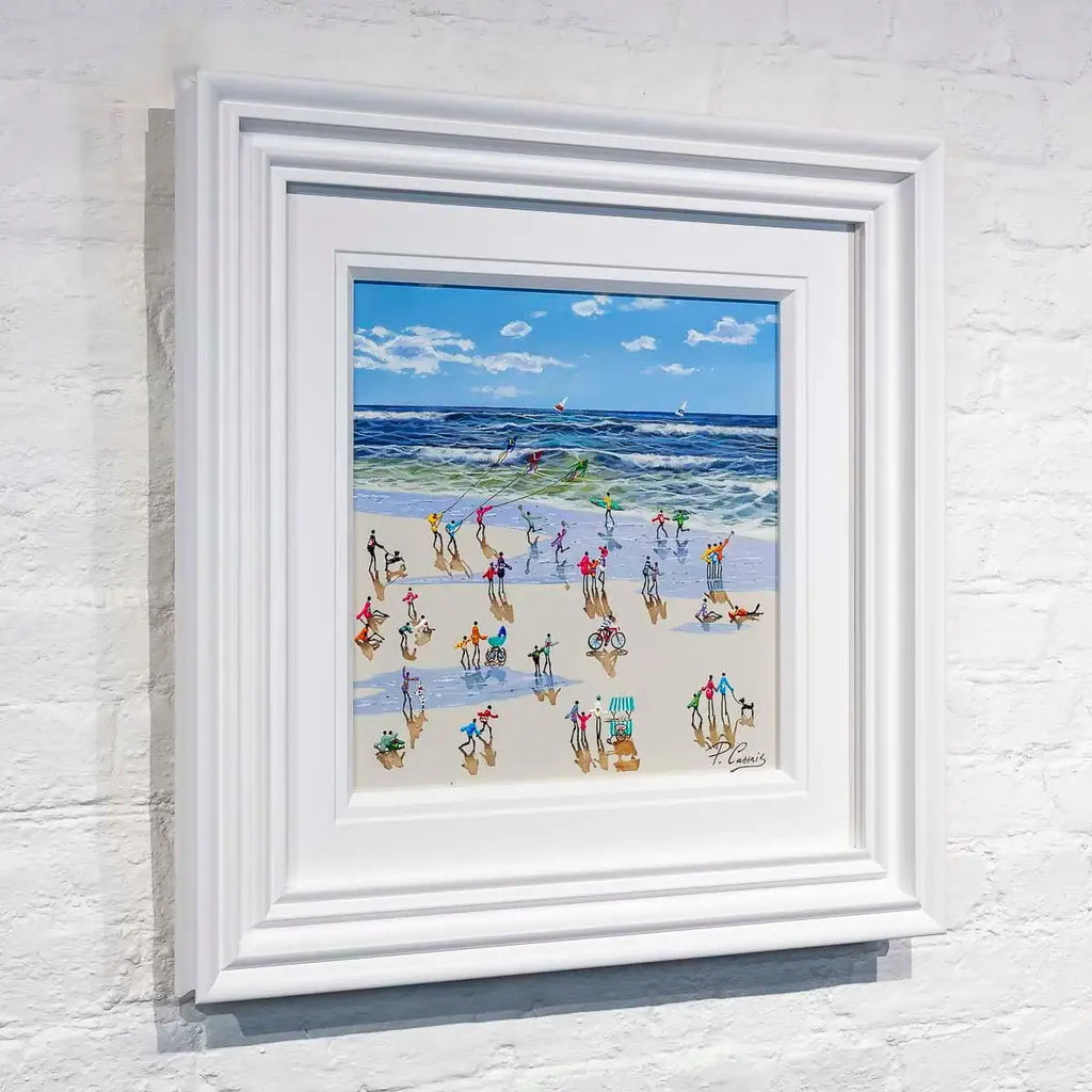 Happiness Comes in Waves - Original - SOLD by artist Paola Cassais - Wyecliffe Galleries