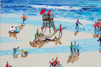 Happiness Is A Day At The Beach - Original - SOLD by artist Paola Cassais - Wyecliffe Galleries