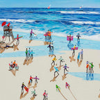 Happiness Is A Day At The Beach - Original - SOLD by artist Paola Cassais - Wyecliffe Galleries