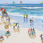 Having Fun At The Beach - Original - SOLD by artist Paola Cassais - Wyecliffe Galleries