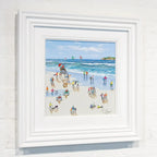 Having Fun At The Beach - Original - SOLD by artist Paola Cassais - Wyecliffe Galleries
