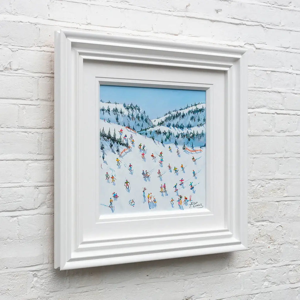 Life Is Better On The Slopes - Original - SOLD by artist Paola Cassais - Wyecliffe Galleries