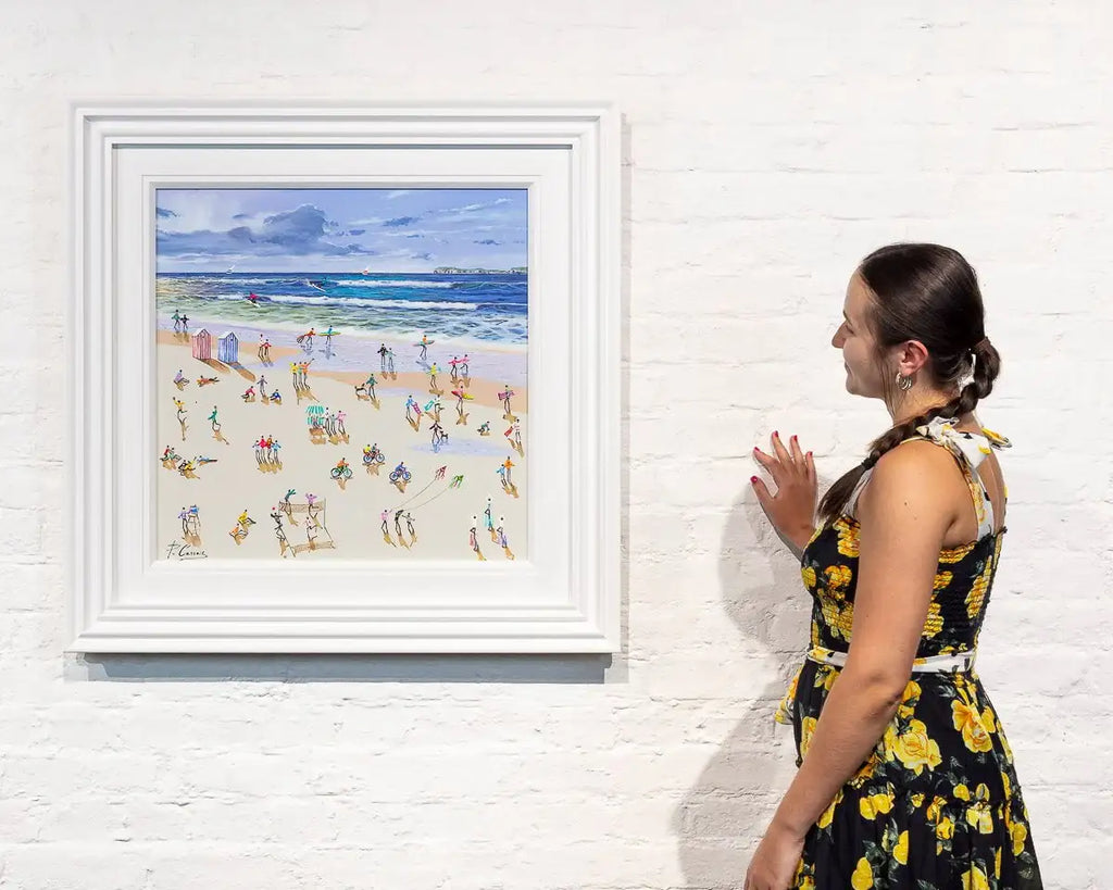 Life's A Beach - Original - SOLD by artist Paola Cassais - Wyecliffe Galleries