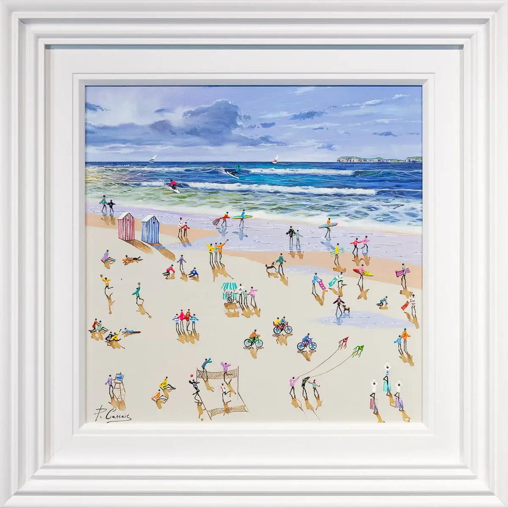 Life's A Beach - Original - SOLD by artist Paola Cassais - Wyecliffe Galleries