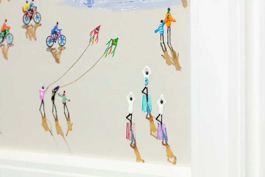 Life's A Beach - Original - SOLD by artist Paola Cassais - Wyecliffe Galleries