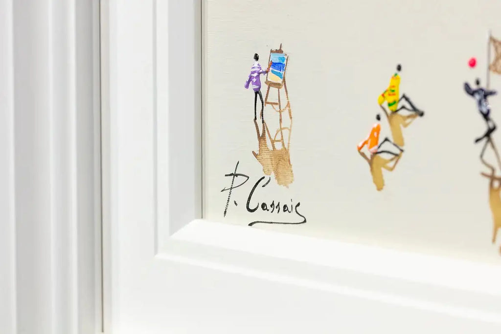 Life's A Beach - Original - SOLD by artist Paola Cassais - Wyecliffe Galleries