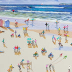 Life's A Beach - Original - SOLD by artist Paola Cassais - Wyecliffe Galleries