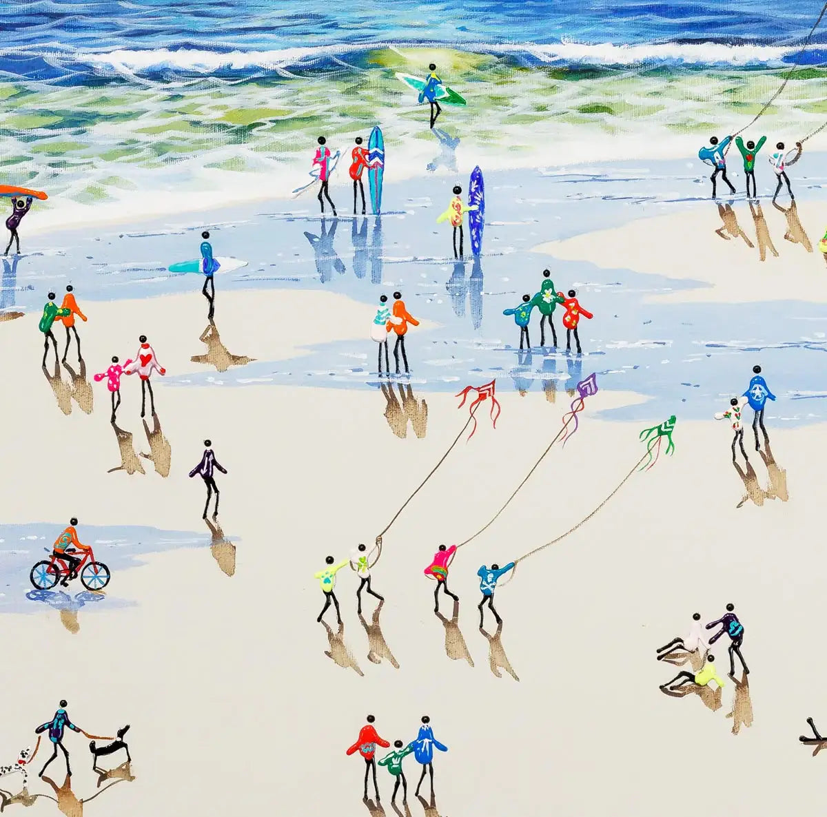 Making Memories - Original - SOLD by artist Paola Cassais - Wyecliffe Galleries