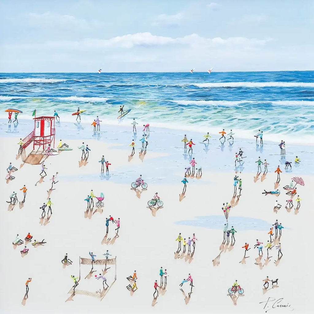 Shore Thing - Original by artist Paola Cassais - Wyecliffe Galleries