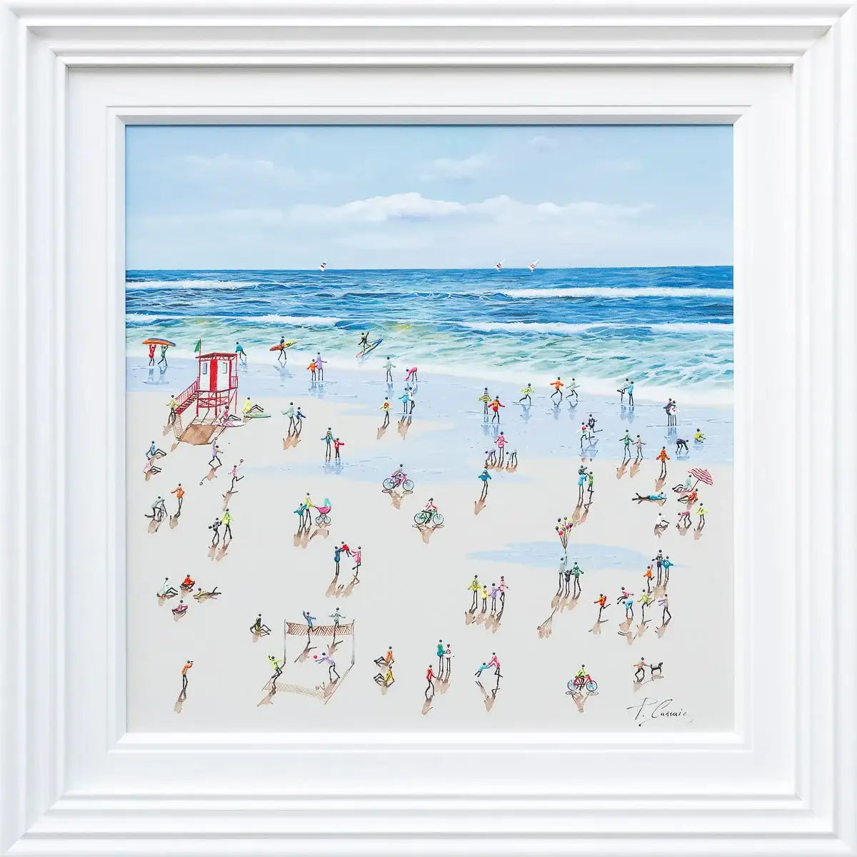 Shore Thing - Original by artist Paola Cassais - Wyecliffe Galleries