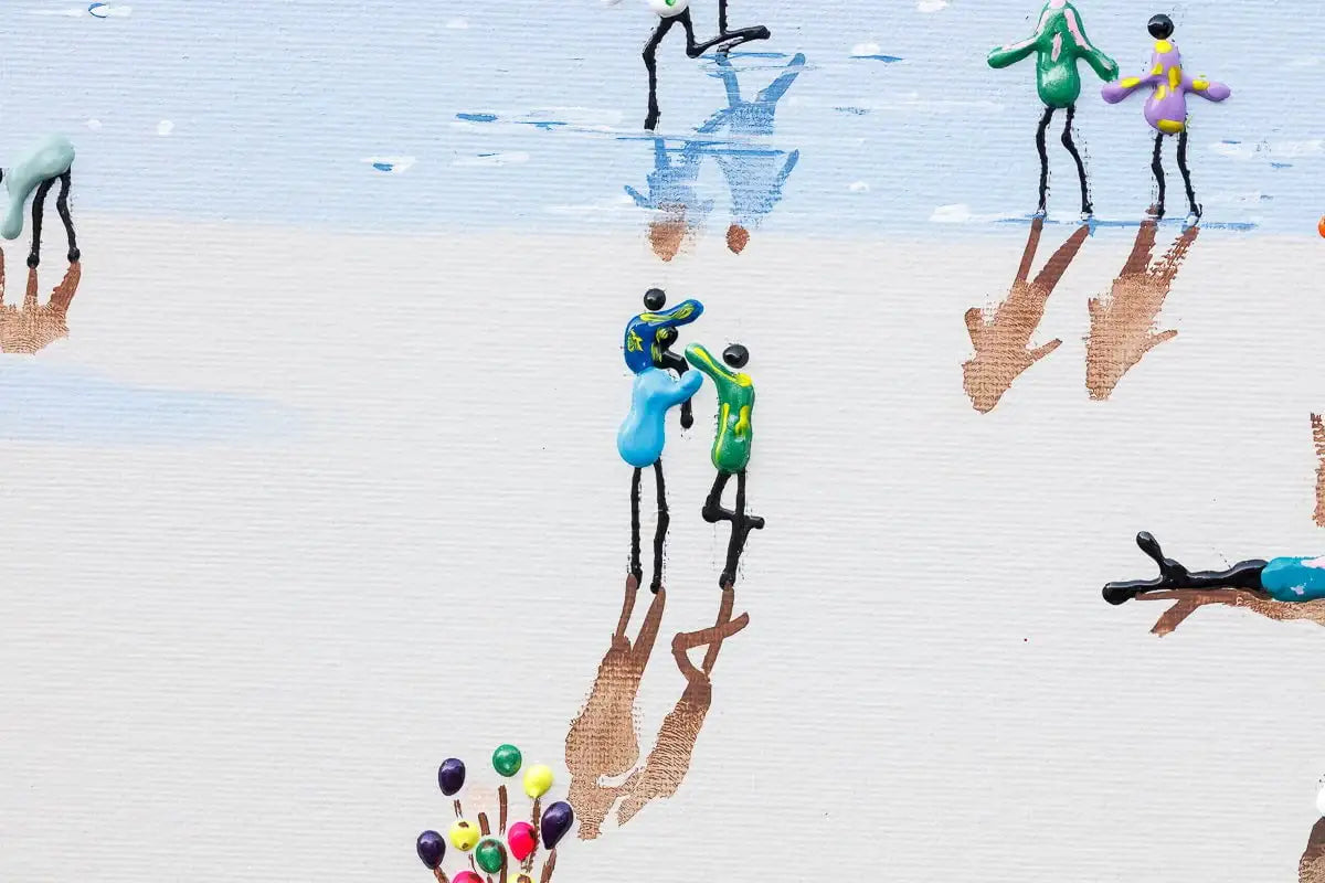 Shore Thing - Original by artist Paola Cassais - Wyecliffe Galleries